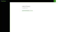 Desktop Screenshot of daveknows.org