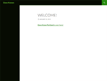 Tablet Screenshot of daveknows.org